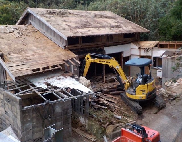 【島根県出雲市T様】木造住宅の空き家の解体工事